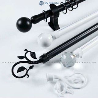 Phụ Kiện Rèm Cao Cấp Phong Cách Art Deco - Giá Đỡ Thanh Treo Rèm - Đầu Thanh Treo Rèm Nghệ Thuật