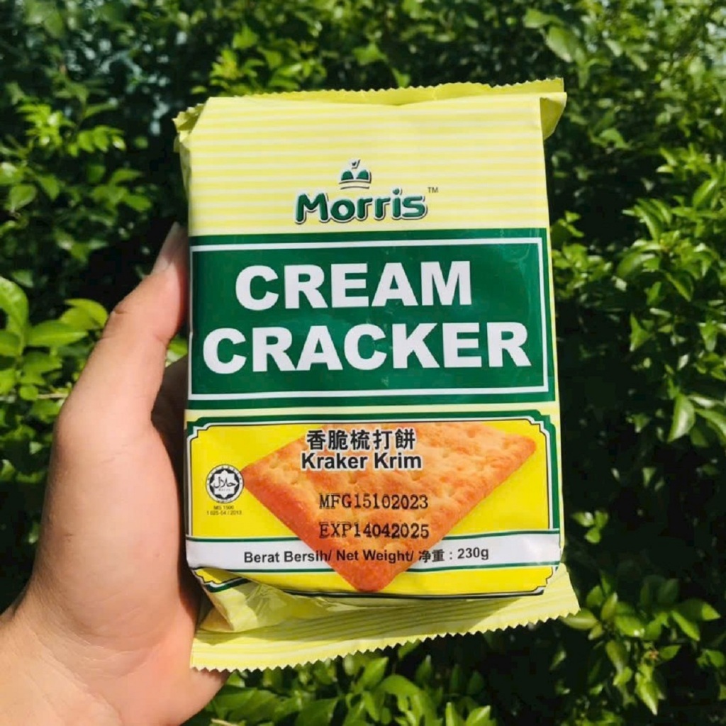 [Không Đường] Bánh Quy Giòn Lúa Mì Morris Cream Crackers [ GÓI 230G ] [ĂN KIÊNG] [TIỂU ĐƯỜNG]