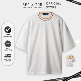 Áo Thun Form OVERSIZE O1210BD308 phối bo nam tính thanh lịch thoáng khí