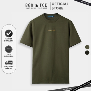 Áo Thun In Chữ BEN & TOD CS1210BB151  form Casual Fit cotton thoải mái cao cấp local brand