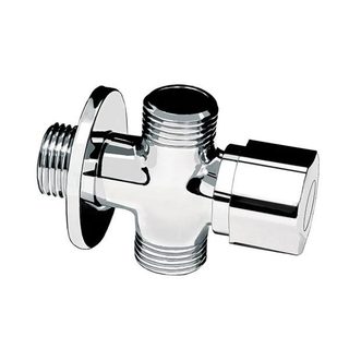 Van chia nước chữ T, van chặn chính hãng INAX A-703-7, van khoá giảm áp bồn cầu