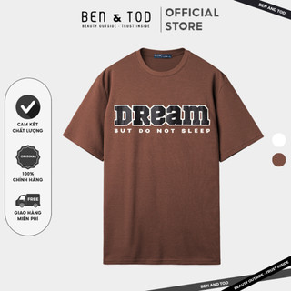 Áo thun nam cổ tròn BEN & TOD R1210BB201 form Regular họa tiết cotton cao cấp thoáng mát local brand