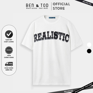 Áo thun nam cổ tròn BEN & TOD R1210BB202 form Regular họa tiết cotton cao cấp thoáng mát local brand