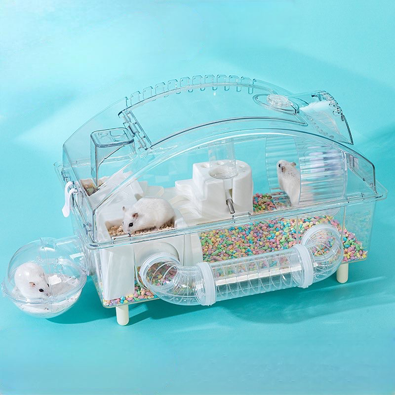 Lồng mica ống khói cho hamster