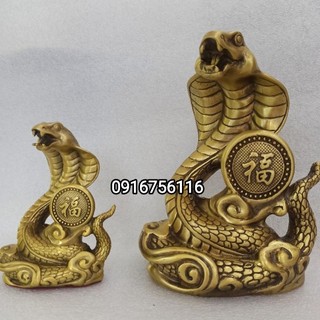Tượng rắn chữ phúc bằng đồng, tượng linh vật, tượng con giáp phong thuỷ