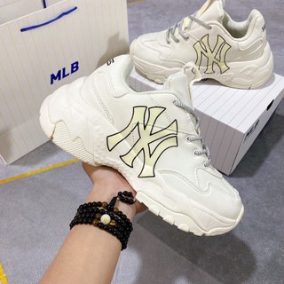 Giày thể thao MLB NY, giày nam nữ MLB bản chuẩn Trung Full phụ kiện Box