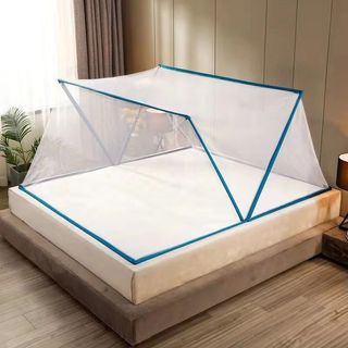 Màn chụp tự bung khung xếp thông minh - Mùng chụp tự bung người lớn gấp gọn chống muỗi Kiều Phi