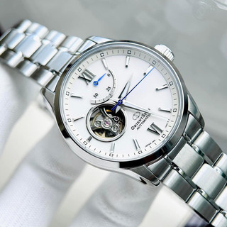 Đồng hồ nam dây thép orient star joker automatic open heart re at0003s00z at0003s00b