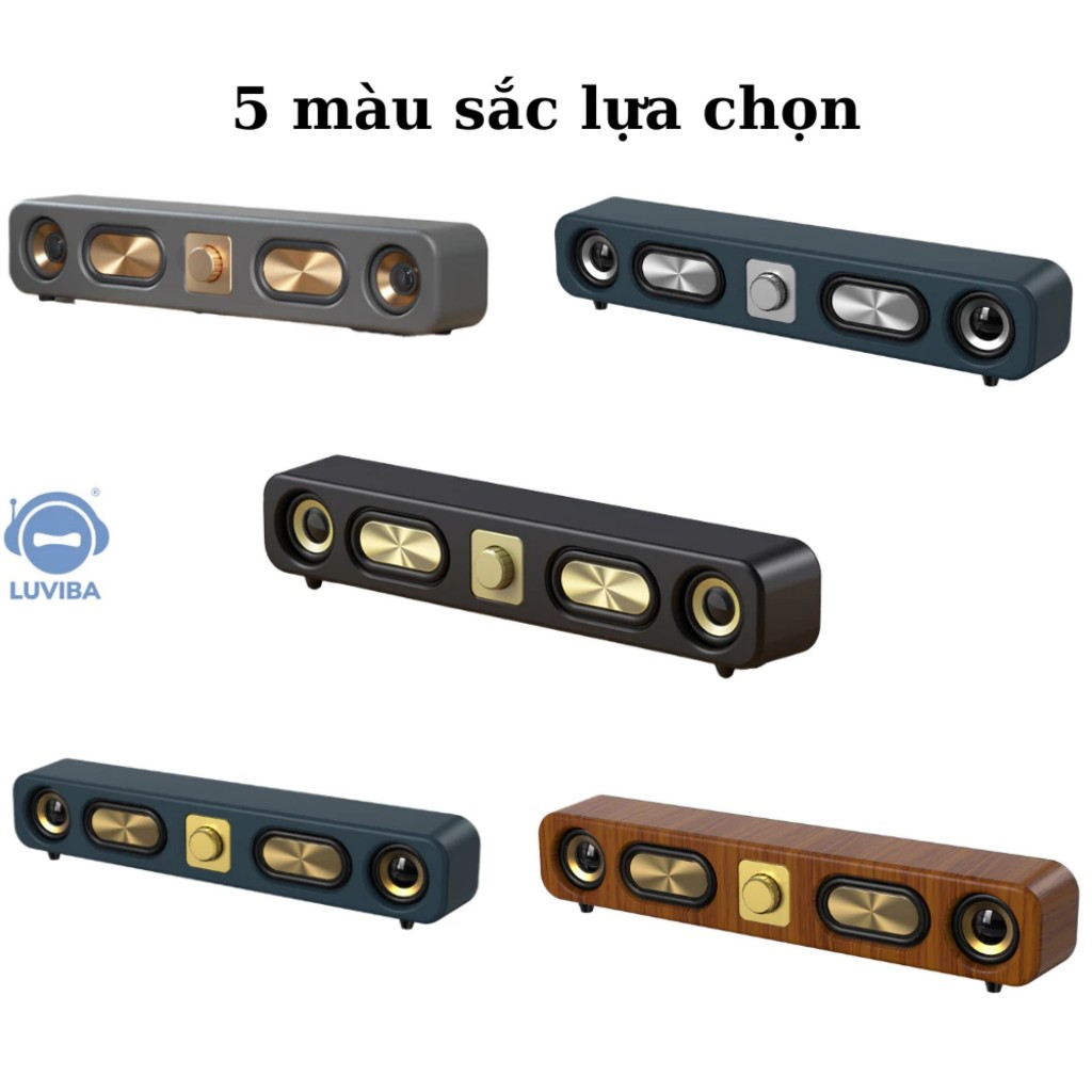 Loa bluetooth mini LEERFEI E3404.  5Wx2 bass mạnh to, Loa vi tính máy tính để bàn laptop công suất l
