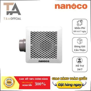 Quạt hút âm trần lồng sóc Nanoco NFV2021-NFV2521 ~ 16W