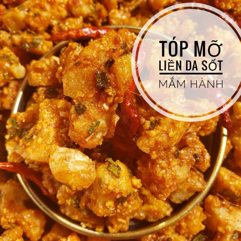 500g Tóp mỡ mắm hành