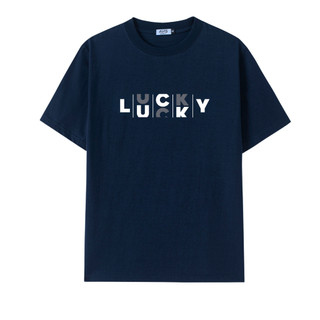 Áo Phông Form Rộng In Chữ Lucky AVIS.VN Áo Thun Cổ Tròn Local Brand Chất Liệu Premium Cotton Thấm Hút Mồ Hôi - AVIS1022