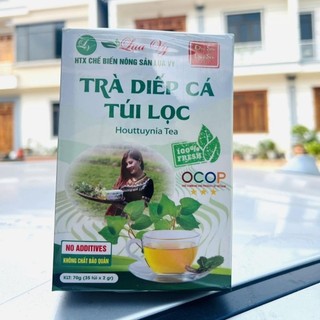 TRÀ DIẾP CÁ LỤA VY – THANH NHIỆT, GIẢI ĐỘC, MÁT GAN! ( Trà túi lọc 35 gói)