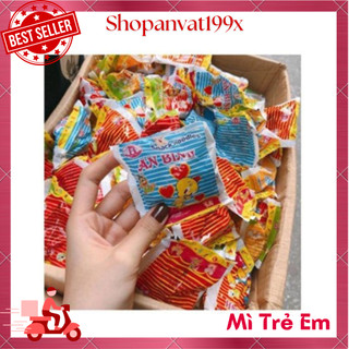30 gói mì tôm trẻ em ăn liền, mì trẻ em, mì an bính, đồ ăn vặt tuổi thơ