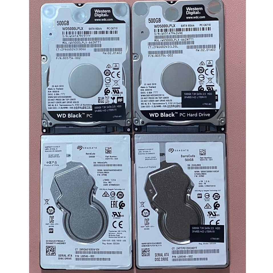 Ổ cứng HDD 2.5 inch cho laptop PC HDD 500GB, 1TB, 250gb, 320gb các loại