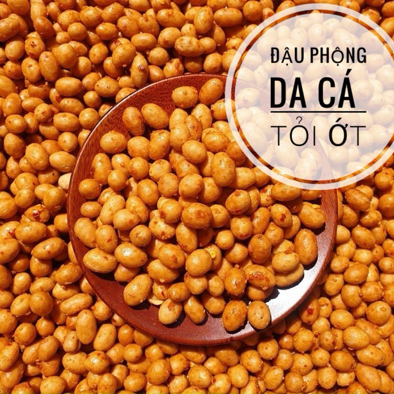 500g ĐẬU PHỘNG DA CÁ TỎI ỚT