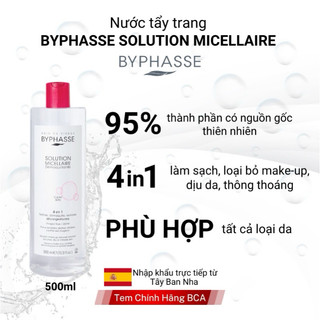 [NHẬP KHẨU] Nước tẩy trang BYPHASSE SOLUTION MICELLAIRE