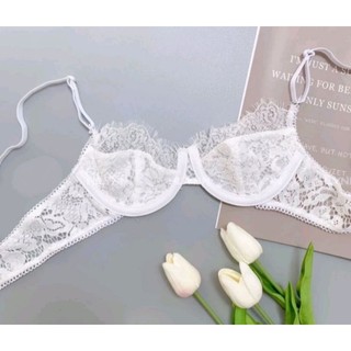 Áo lót ren bralette có gọng không mút ren mềm