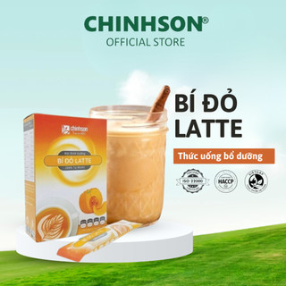 Bột ngũ cốc chính sơn bí đỏ latte 100% tự nhiên - dạng hòa tan uống liền