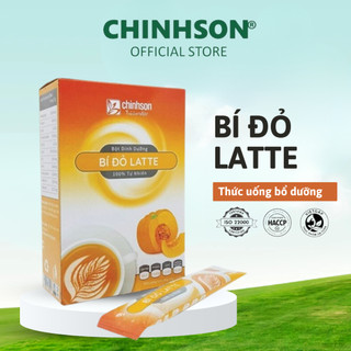 Bột Bí Đỏ Latte Chính Sơn hòa tan uống liền