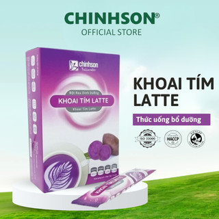 [Tự nhiên] Bột Ngũ Cốc Hoà Tan Khoai Lang Tím Latte Chính Sơn [Hộp 180g]