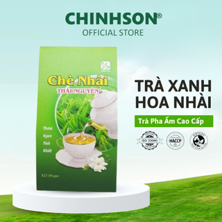 Trà Nhài Thái Nguyên Chính Sơn nguyên liệu pha chế đồ uống 100% tự nhiên [Gói 100g]
