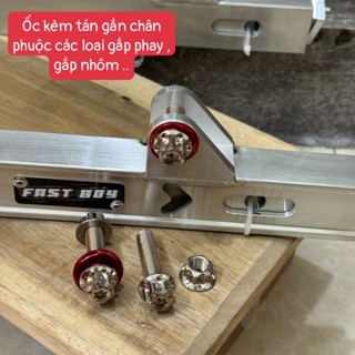 Ốc salaya 10ly4 kèm tán hở gắn chân phuộc các dòng gắp nhôm Fast boy , gắp phay ...