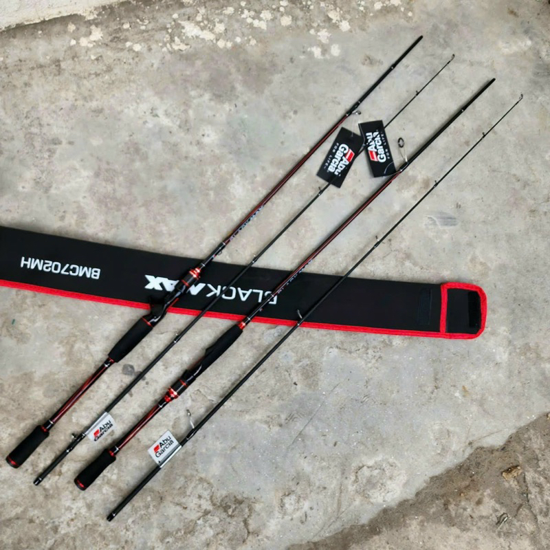 Cần câu lure máy ngang Abu Black Max 2019 danh tiếng Abu Gracia. câu lure cá lóc, chẽm