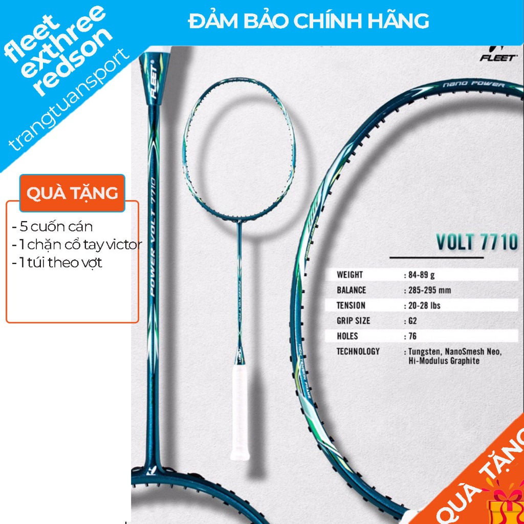 Vợt cầu lông Fleet Power Volt 7710 - chính hãng