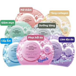   NHẬP KHẨU  Hộp 10 miếng Mặt Nạ Banobagi Super Collagen 