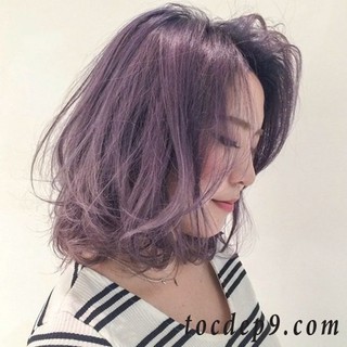 Thuốc nhuộm tóc màu Tím Baby Violet + tặng kèm oxy trợ nhuộm |Judyhairs tự nhuộm tóc tại nhà dễ dàng