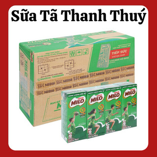  Thùng 48 Hộp thức uống lúa mạch Milo Nestle Có Đường -180ml  GIÁ TRỪ KHUYẾN MÃI  