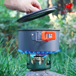 Bếp Cồn Mini gấp gọn mang đi du lịch, cắm trại dã ngoại gấp gọn ngoài trời tiện lợi