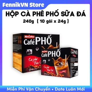 Cafe phố sữa đá hộp 10 gói x 24g