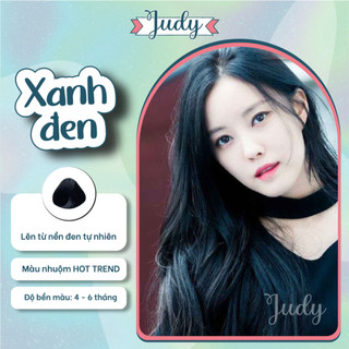 Một bộ thuốc nhuộm tóc màu Xanh đen + tặng oxy trợ nhuộm |judyhairs