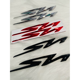 Tem dán xe máy chữ nổi Logo sh 2020 2021 2022 2023 2024 màu trắng đen đỏ hàng cao cấp siêu nét (giá 1 cặp )