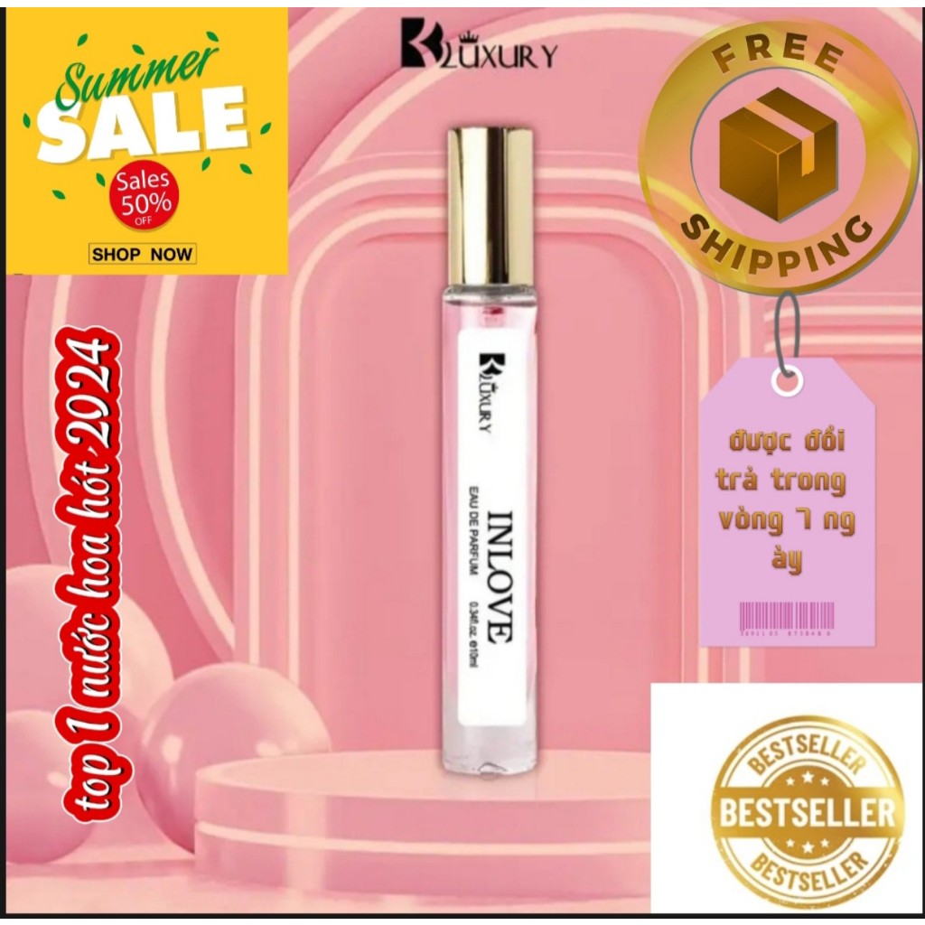 Nước Hoa Nữ BK Luxury IN LOVE 10ml bán chạy nhất thị trường