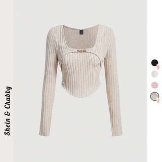 [Bigsize 45-80kg / Order] Áo thun tay dài cổ thuyền sọc caro tao nhã