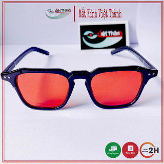 Kính mắt cận thị có màu hồng đỏ nhận lắp độ theo yêu cầu