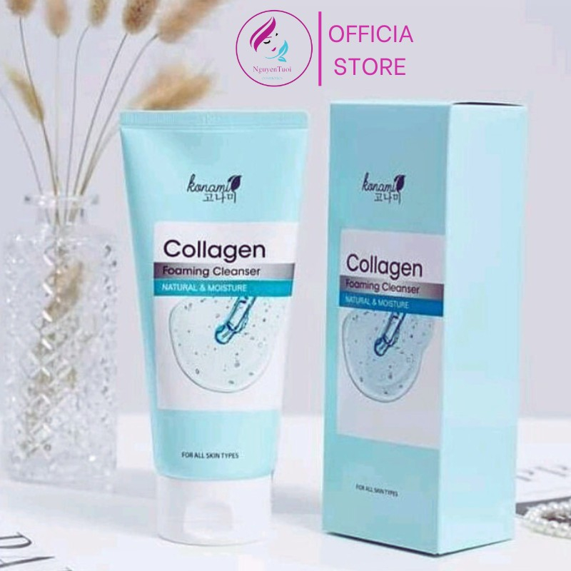 Sữa rửa mặt Konami Collagen Foaming Cleanser Konami 150ml