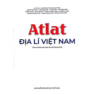 Sách - Atlat Địa Lí Việt Nam ( Theo chương trình giáo dục phổ thông 2018 )