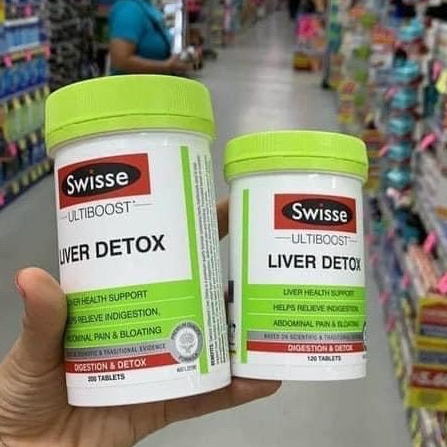 Giải độc gan Swisse Ultiboost Liver Detox 200 viên Mẫu mới [HÀNG CHÍNH HÃNG]