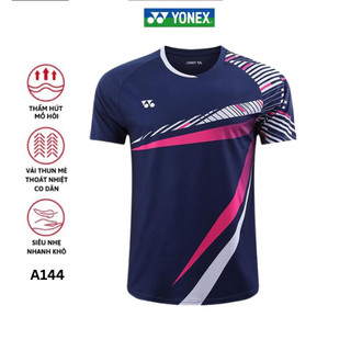 Áo cầu lông Nam Nữ Yonex FA144, thoáng khí co giãn 4 chiều thấm hút mồ hôi, thích hợp tập luyện và thi đấu thể thao.
