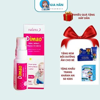 Dimao - vitamin d3 400ui dạng xịt