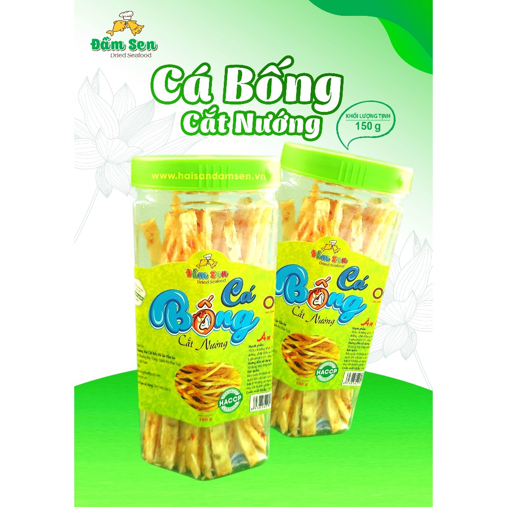 Cá bống cắt nướng Đầm Sen - 150g
