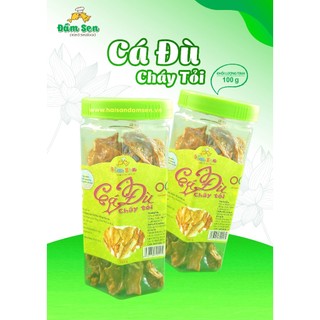 Cá đù cháy tỏi đầm sen - 100g
