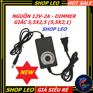 Nguồn adapter 12v 2a dimmer- Bộ điều chỉnh điện áp 3v - 12v , điều chỉnh tốc độ quạt, Đèn , Bơm ,máy đưa nôi
