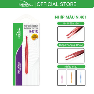Nhíp nhổ lông mày, nhổ tóc Kềm Nghĩa giá sỉ N-401 Kềm Nghĩa giá tốt Kềm Nghĩa chính hãng