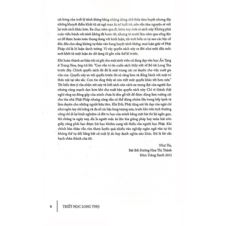Sách - Triết Học Long Thọ (HN)