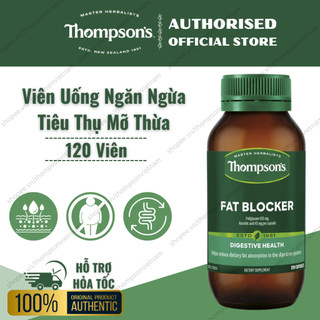 Viên Uống Giảm Tiêu Thụ Mỡ Thừa - Thompson's Fat Blocker - 120 Viên
